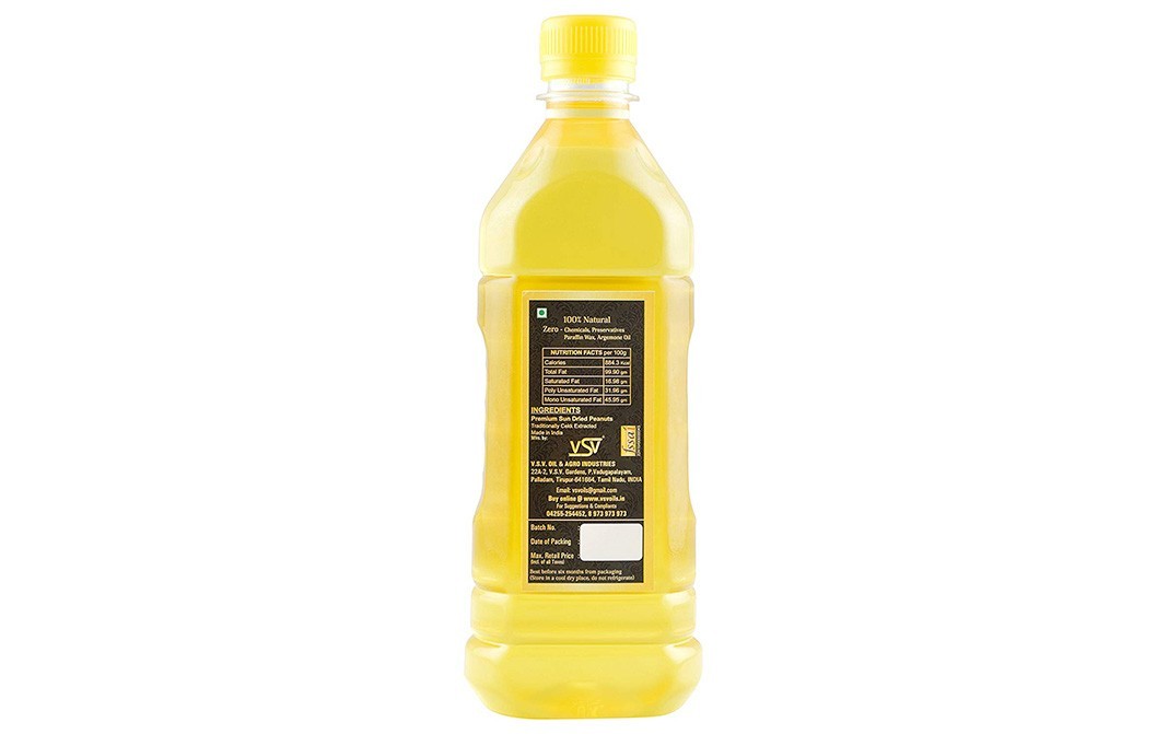 Yogi Extra Virgin Peanut Oil    Bottle  500 millilitre